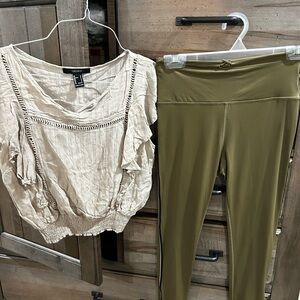 Olive Green Leggings